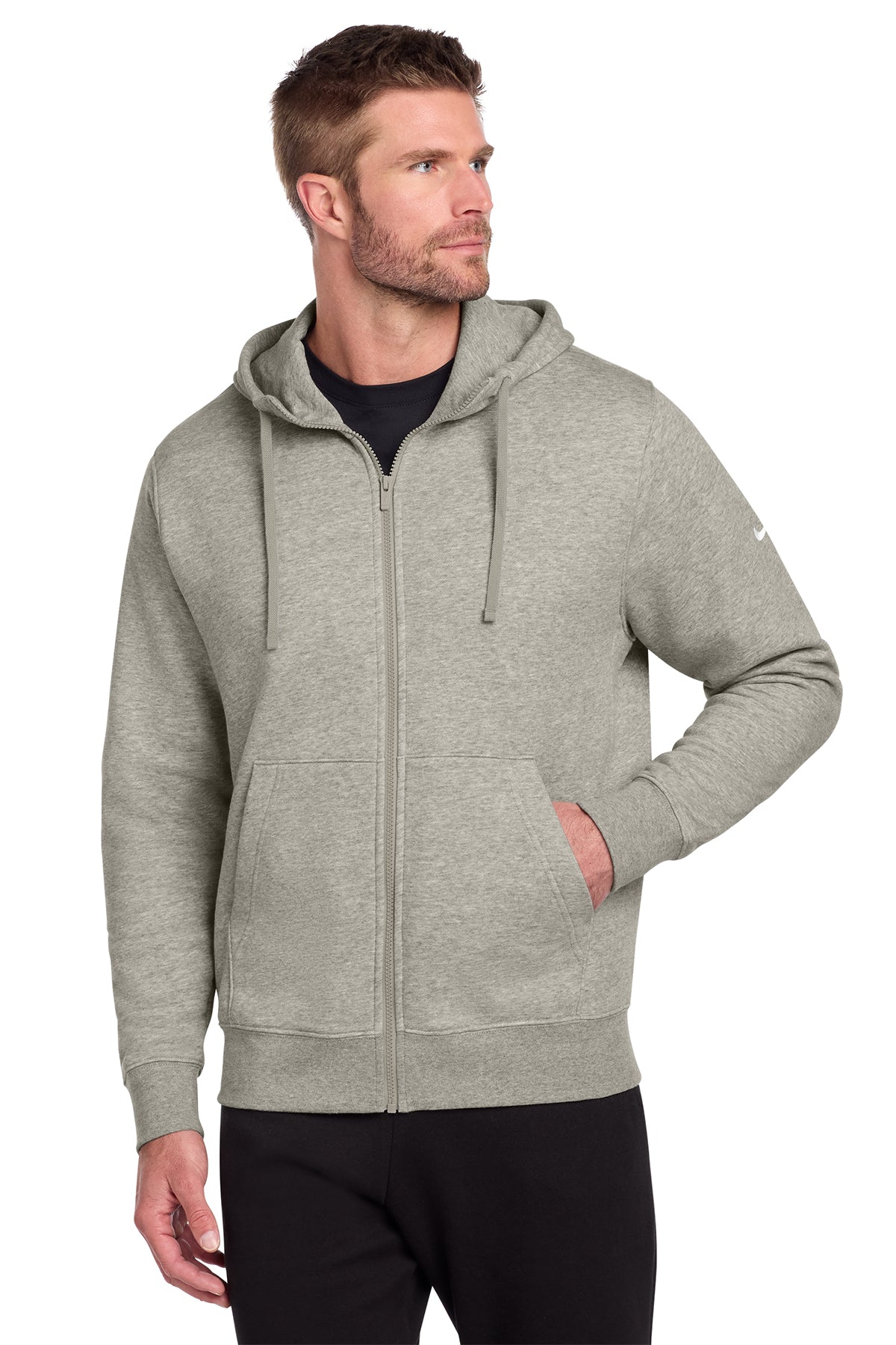 Nike Club Fleece Sleeve Full-Zip Hoodie