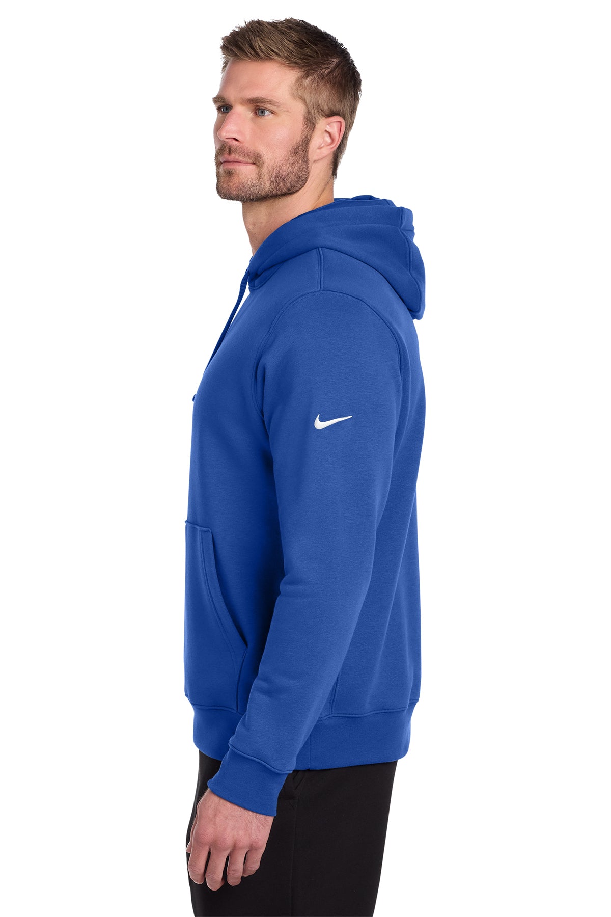 Nike Club Fleece Sleeve Swoosh Pullover Hoodie