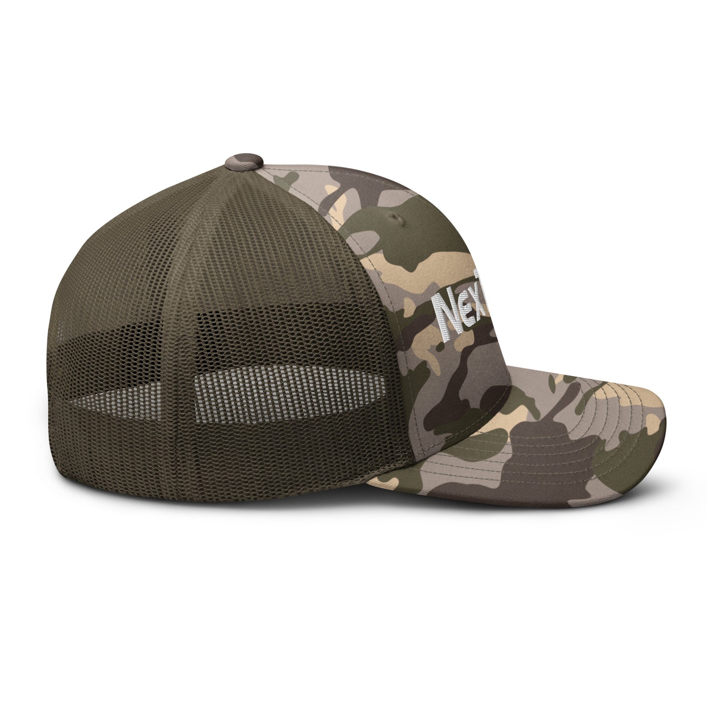 Camouflage trucker hat