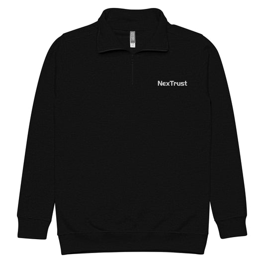 Unisex fleece quarter-zip